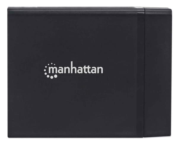 Manhattan Power Delivery -latausasema - Virtalähde - AC 100-240V - 72 Watt - Musta