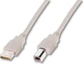 Miniatyrbillede 3 af 4: Digitus USB-kabel USB 2.0 USB-A-stik, USB-B-stik 1,80 m Beige