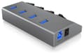 Pikkukuva 4 / 4: IB-Hub1405 4-porttinen USB 3.0 -keskitin + latausasema BC 1.2 tiedonsiirto jopa 5 Gbit/s (60153)
