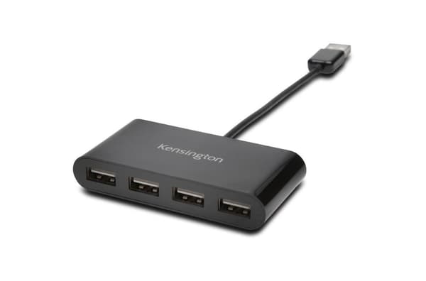 Kensington USB 2.0 Hub med 4 portar - USB-tillbehör