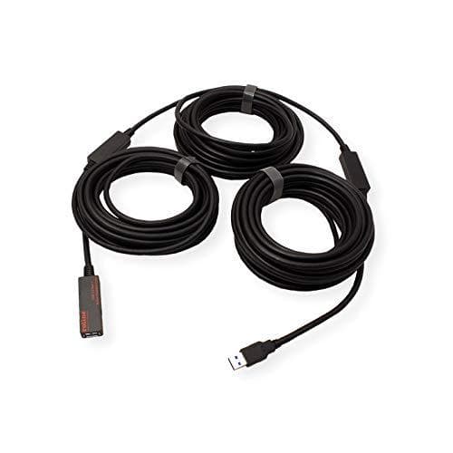 ROLINE USB 3.2 Gen 1 aktiv repeaterkabel, svart, 20 m
