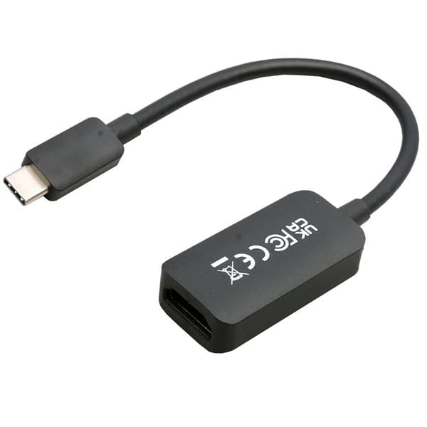 V7 - Videoadapter - USB-C han til HDMI hun - tredobbelt isolering - sort - 4K 60 Hz understøttelse