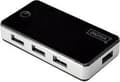 Miniatyrbild 3 av 3: Digitus DA-70222 7 portar USB 2.0 hubb Svart,Silver