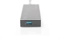 Miniatyrbild 6 av 6: DIGITUS USB-hubb - 7 portar - Super-Speed USB 3.0 - 5 GBit/s - Plug&Play - aluminiumhölje - svart