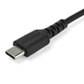 Miniatyrbillede 2 af 4: StarTech 2 m / 6,6 fod. USB C-kabel - Sort - Aramidfiber - USB-kabel - USB-C (M) Lige til USB-C (M) Lige - Thunderbolt 3 / USB 2.0 - 2 m - Sort