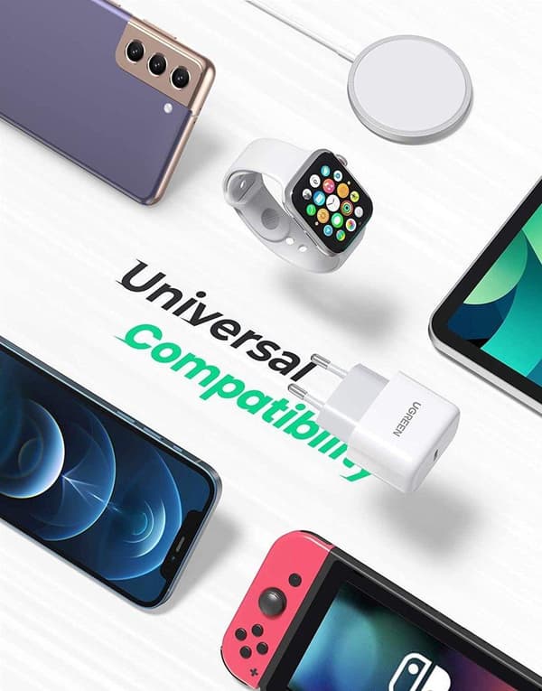 UGREEN - Laturi USB C - 20W - Virtalähde USB-C