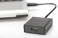 Miniatyrbillede 4 af 5: Digitus DA-70841 HDMI / USB 3.2 Gen 1 (USB 3.0) Adapter [1x USB 3.2 Gen 1 stik A (USB 3.0) - 1x HDMI-stik] Sort afskærmet, HDMI-kompatibel, High Speed
