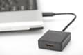 Miniatyrbillede 2 af 5: Digitus DA-70841 HDMI / USB 3.2 Gen 1 (USB 3.0) Adapter [1x USB 3.2 Gen 1 stik A (USB 3.0) - 1x HDMI-stik] Sort afskærmet, HDMI-kompatibel, High Speed