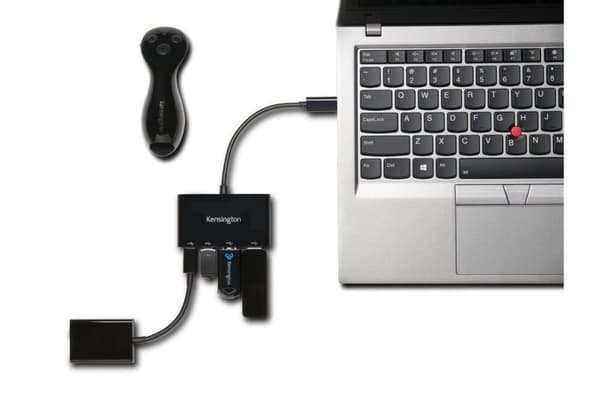 Kensington USB-C 4-portshubb