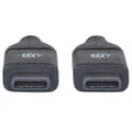 Miniatyrbild 3 av 4: Manhattan 354899 USB 3.1 Typ C Gen2 Kabel Typ C Hane till Typ C Hane 10 Gbit/s 0,5 m Svart
