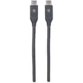 Miniatyrbild 4 av 4: Manhattan 354899 USB 3.1 Typ C Gen2 Kabel Typ C Hane till Typ C Hane 10 Gbit/s 0,5 m Svart
