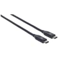 Miniatyrbild 2 av 4: Manhattan 354899 USB 3.1 Typ C Gen2 Kabel Typ C Hane till Typ C Hane 10 Gbit/s 0,5 m Svart