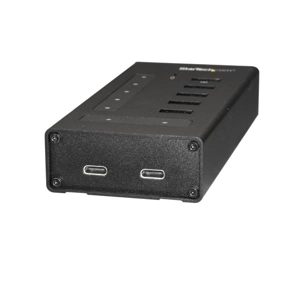 StarTech.com 7-portars USB-hubb - USB-A till 5x USB-A och 2x USB-C - USB 3.0 - Metall - Industriell USB-hubb - Monterbar USB-hubb - Hub - 5 x SuperSpe