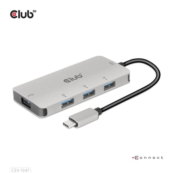 Club 3D CSV-1547 - Hub - 4 x USB 3.1 Gen 2 - Desktop (CSV-1547)