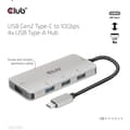 Miniatyrbillede 7 af 11: Club 3D CSV-1547 - Hub - 4 x USB 3.1 Gen 2 - Desktop (CSV-1547)