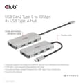 Miniatyrbillede 10 af 11: Club 3D CSV-1547 - Hub - 4 x USB 3.1 Gen 2 - Desktop (CSV-1547)