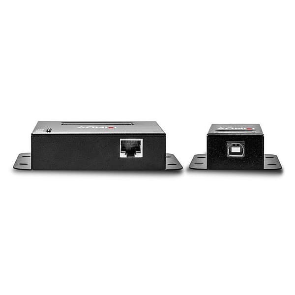 Lindy USB 2.0 Cat.5 Extender 50 m, virta RJ45:n kautta, 4 porttia (42681)