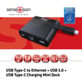 Miniatyrbild 2 av 6: MINI USB 3.0 TYP C DOCKINGSSTATION RJ45