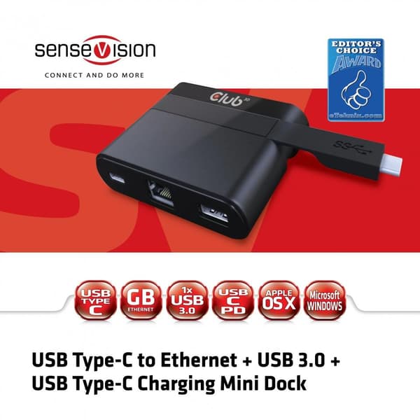 MINI USB 3.0 TYP C DOCKINGSSTATION RJ45