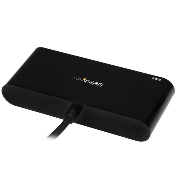 StarTech USB-C-Ethernet-sovitin 3-porttisella USB 3.0 -keskittimellä ja virtalähteellä