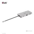 Miniatyrbild 4 av 8: Club 3D USB Gen1 Type-C 9-i-1-hub - Dockningsstation - USB-C - VGA, HDMI - GigE