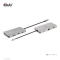 Miniatyrbild 5 av 8: Club 3D USB Gen1 Type-C 9-i-1-hub - Dockningsstation - USB-C - VGA, HDMI - GigE