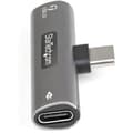 Miniatyrbillede 5 af 7: StarTech USB C-lyd- og opladningsadapter, USB-C-lydadapter med USB-C-lydhovedtelefon-/headset-port og 60W USB Type-C strømforsynings-gennemgangsoplade