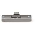 Miniatyrbillede 7 af 7: StarTech USB C-lyd- og opladningsadapter, USB-C-lydadapter med USB-C-lydhovedtelefon-/headset-port og 60W USB Type-C strømforsynings-gennemgangsoplade