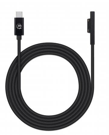 Manhattan 353632 latauskaapeli USB-CTM Surface® Connectiin 1,8 m musta