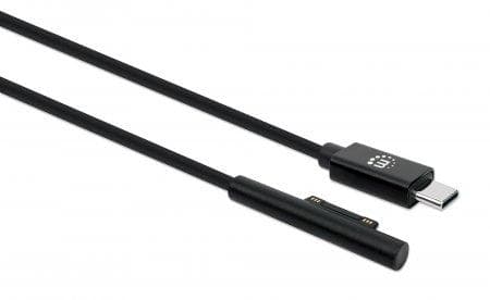 Manhattan 353632 latauskaapeli USB-CTM Surface® Connectiin 1,8 m musta