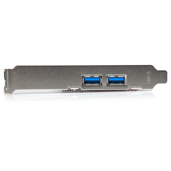 StarTech.com 4-portars USB3.0 PCI Express-kort - 2 externa och 2 interna med SATA-ström - USB-adapter - PCI Express 2.0 x1 Low Profile - USB3.0 x 4 (P