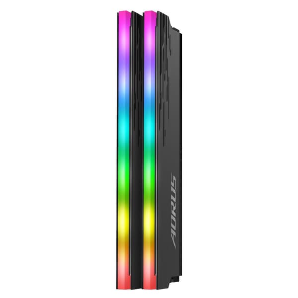 Gigabyte AORUS RGB - DDR4 - Kit - 16 GB: 2 x 8 GB - DIMM 288-PIN - 3733 MHz / PC4-29800 - CL18 - 1,4 V - obuffrad - icke-ECC - grå (GP-ARS16G37)