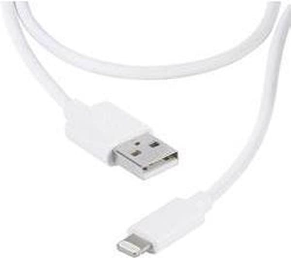 Vivanco USB-kabel USB 2.0 USB-A-kontakt, Apple Lightning-kontakt 2,00 m Vit