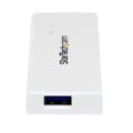 Miniatyrbillede 4 af 6: Bærbar 4 Port Mini USB 3.0 Hub - Hvid