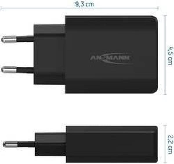Ansmann Kotilaturi 130Q 1001-0099 USB-laturi Kotiin Lähtövirta (max.) 3000 mA 1 x USB 3.2 Gen 1 väylä A (USB 3.0)