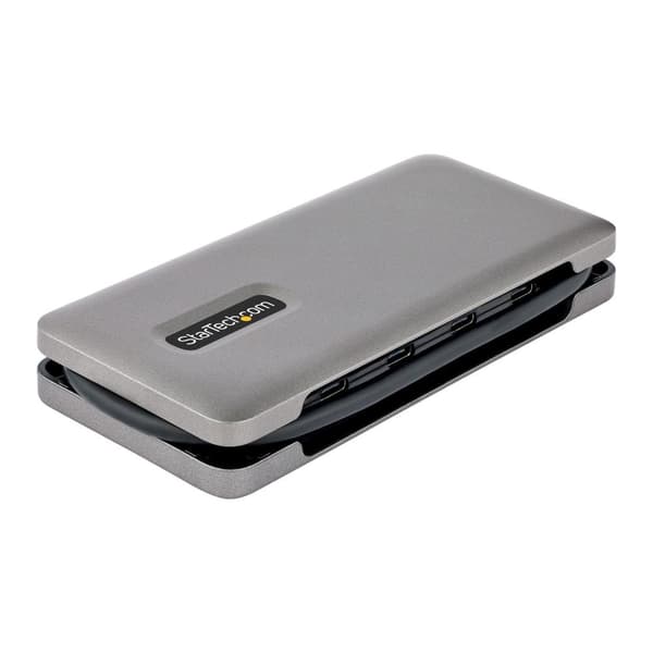 STARTECH.COM 4-portars USB-C Hub - 4x USB-C-portar - 100W PD - USB 3.1 Gen 2 Hub 10Gbit/s - Bärbar - USB-C Splitter - USB-C Adapter/Hub (HB31CM4CPD3)