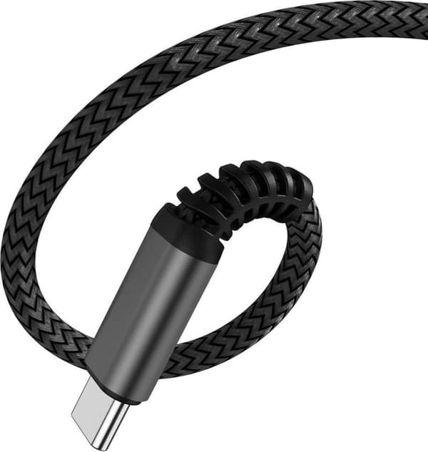 4smarts PremiumCord 100W USB-C til USB-C-kabel 5A 3M Sort