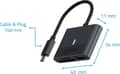 Miniatyrbild 7 av 7: Rapoo USB-C kortläsare