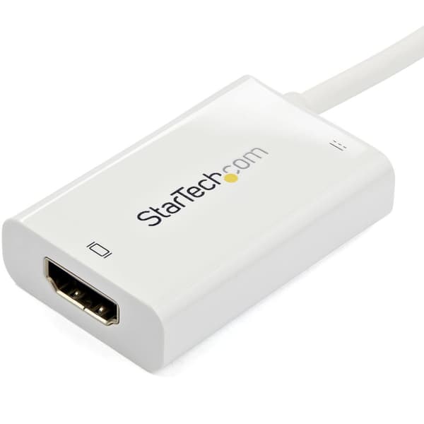 StarTech.com USB-C till HDMI-videoadapter med USB-strömförsörjning 4K 60Hz Vit