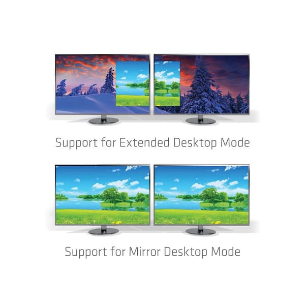 Club 3D Multi Stream Transporter (MST) Hub USB3.2 Gen2 Typ-C till DisplayPort™ Dual Monitor 4K60Hz St./B