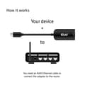 Miniatyrbild 3 av 4: CLUB3D USB 3.2 Gen1 Typ C till RJ45 2,5 Gbps-adapter