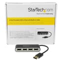 Miniatyrbild 6 av 6: Startech 4 Portable USB 2.0 Hub med kabel