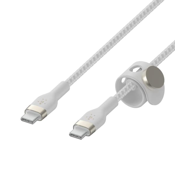 Belkin BOOST CHARGE™ punottu USB-C-USB-C 2.0 - 3m - valkoinen