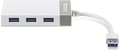 Miniatyrbild 3 av 6: TRENDnet TU3-ETGH3 - Nätverksadapter - SuperSpeed USB3.0 - Gigabit Ethernet + USB3.0 x 3 (TU3-ETGH3)