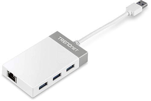 TRENDnet TU3-ETGH3 - Nätverksadapter - SuperSpeed USB3.0 - Gigabit Ethernet + USB3.0 x 3 (TU3-ETGH3)