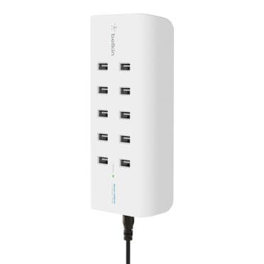 Linksys Belkin ROCKSTAR - Opladningsdock - 120 Watt - 10 udgangsporte (USB (kun strøm)) (B2B139VF)