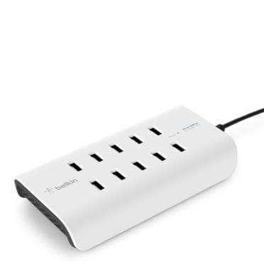 Linksys Belkin ROCKSTAR - Opladningsdock - 120 Watt - 10 udgangsporte (USB (kun strøm)) (B2B139VF)