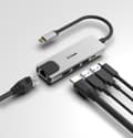 Miniatyrbild 3 av 4: D-Link DUB-M520 - Dockningsstation - USB-C / Thunderbolt 3 - HDMI - GigE (DUB-M520)