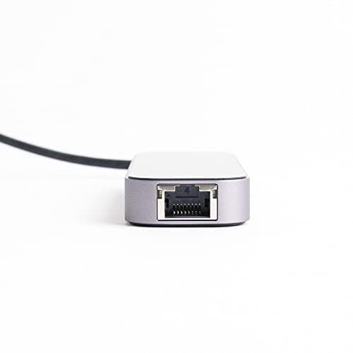UNITEK HUB USB-C 3.1,RJ-45,3XUSB-A,HDMI,4K,PD100W