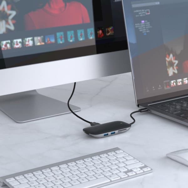 AUKEY CB-C71 interfacehub 5000 Mbit/s Sort